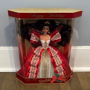 MIB 1997 Happy Holidays Barbie Collectible!